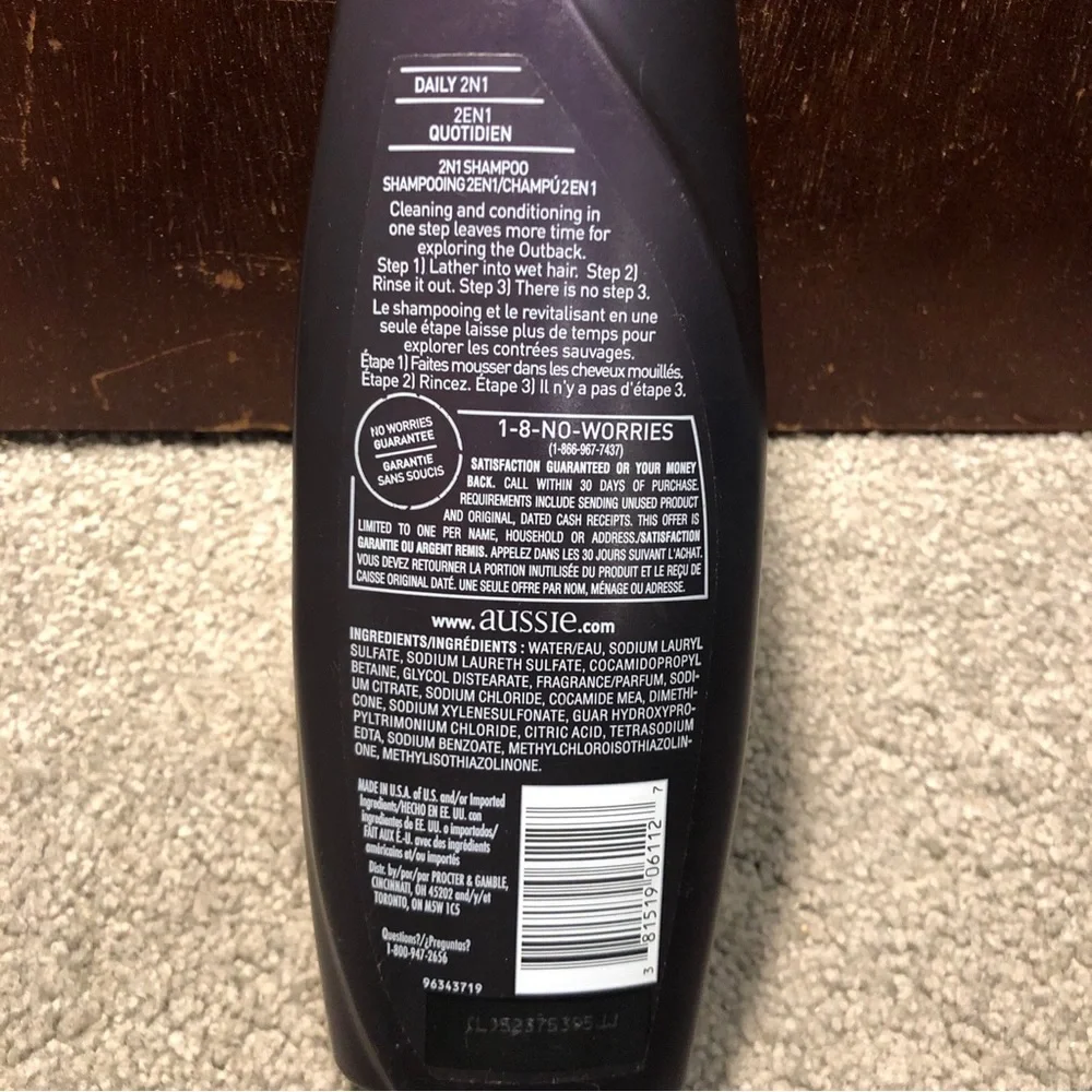 Aussie Men Daily 2-in-1 Hair Shampoo & Conditioner 13.5oz